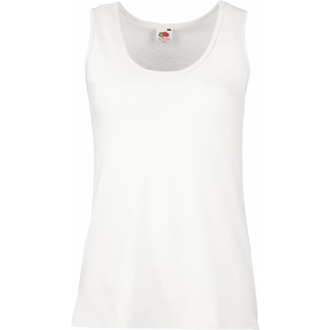 Fruit Of The Loom Dames / Vrouwen Dames-Fit Valueweight Hemd (Wit)