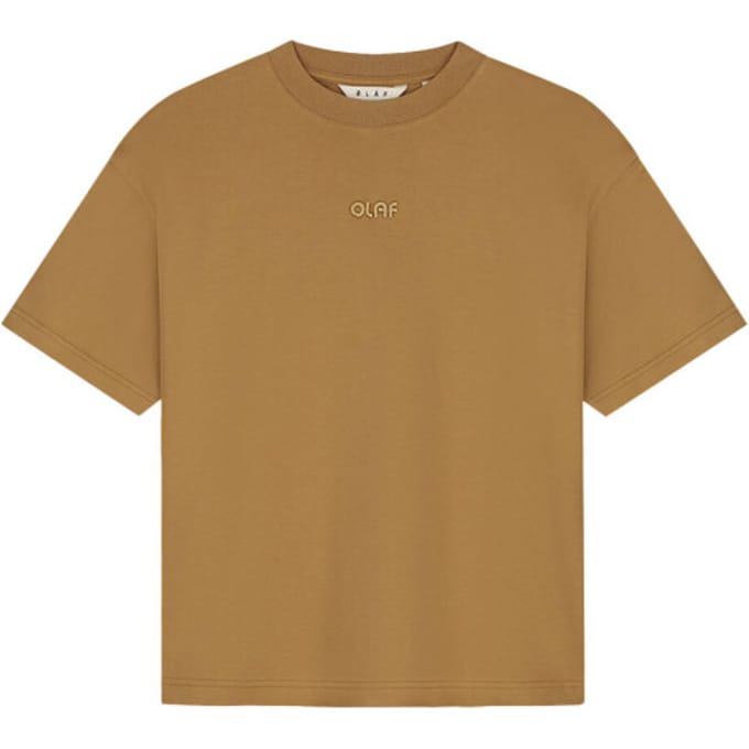 Boxy t-shirt voor dames Olaf Hussein Rétro Logo