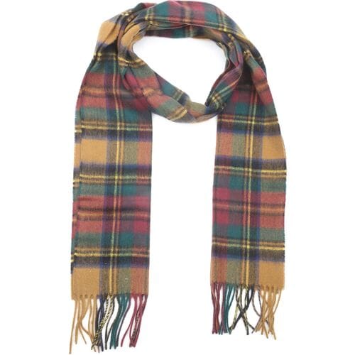 Barbour Sjaal New Check Tartan Goud - Maat - Heren
