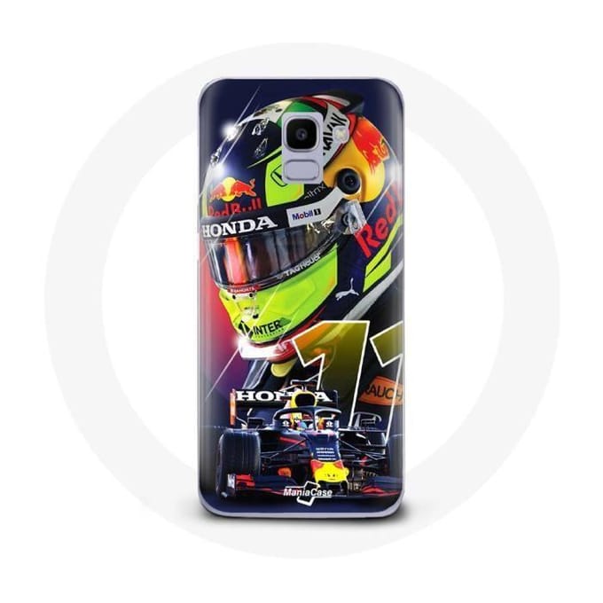 Case voor Samsung Galaxy A6 2018 Formule 1 Sergio Pérez F1-coureur