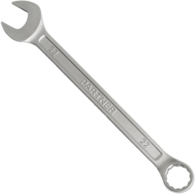 Partner Ringsteeksleutel – 22 mm – Cr-V Staal – DIN 3113