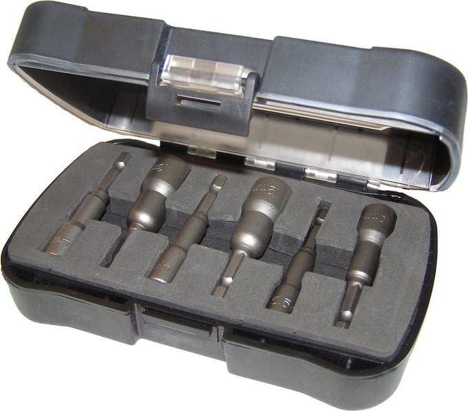 Dopsleutelset magnetisch 6|delig | Per set