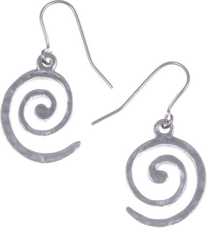 Spiral oorbellen , keltische oorbelen