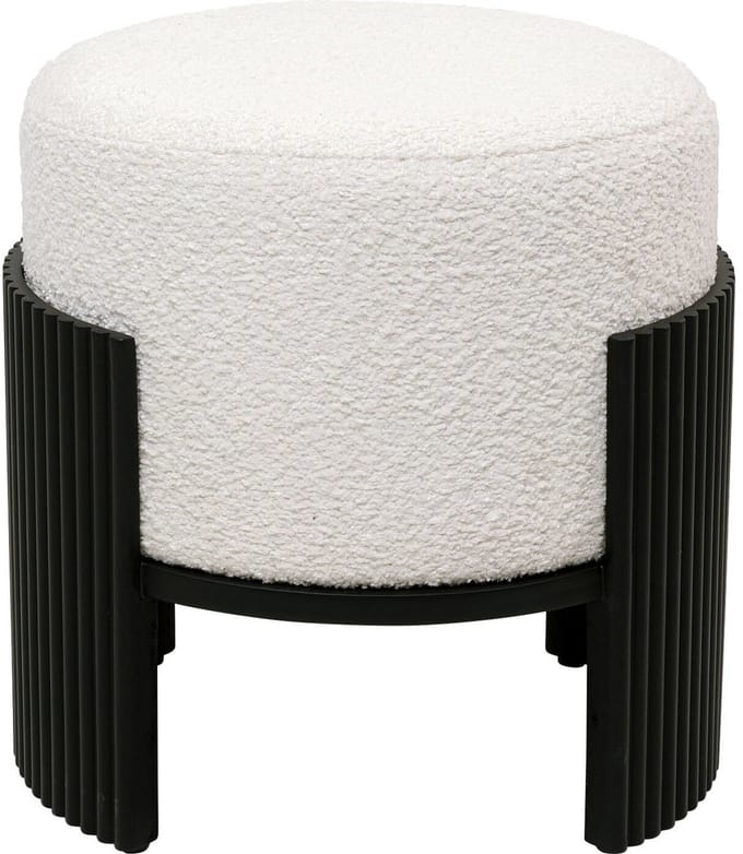 Kruk Samu Ø43cm zwart Kare Design
