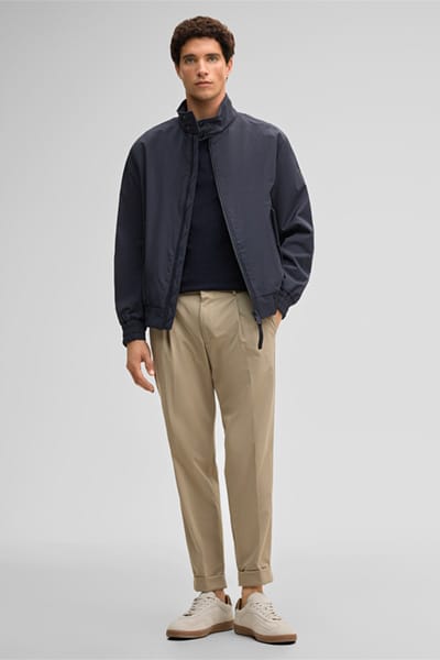 Blouson, marineblauw