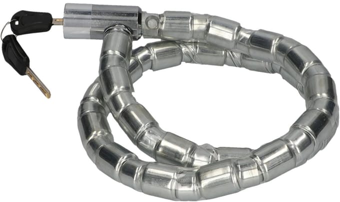 FISCHER FAHRRAD 85847 Gepantserd kettingslot Metaal Sleutelslot