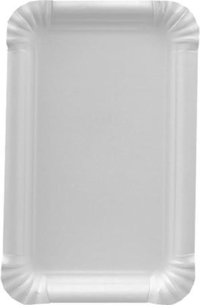 Papstar 11057 Rechthoekig Papier Wit 250stuk(s) bord