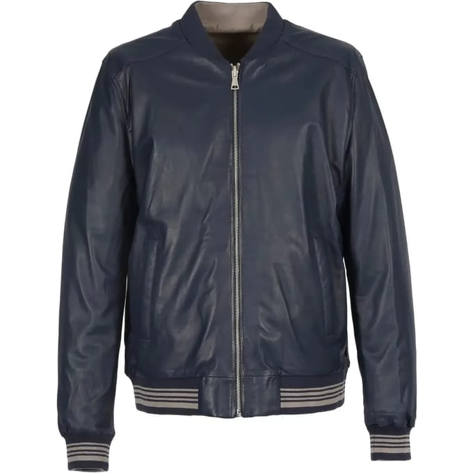 Leren Bomber met Rits Oakwood Tyler
