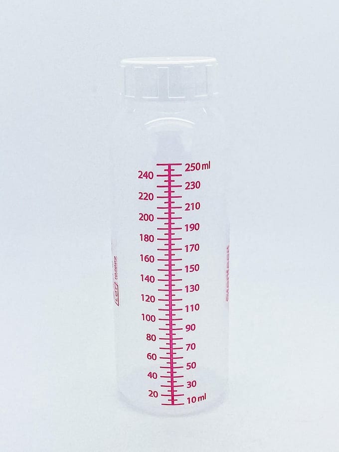 Sterifeed Herbruikbare Moedermelk Bewaarfles 250ml - Steriel Verpakt 20 stuks