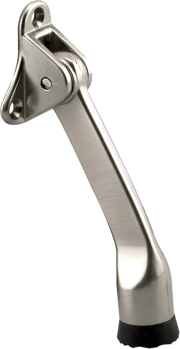 Deurstopper - Deurhouder Deurvastzetter - Deuren Open Houden - 4 Inch Uitslag - 1 Stuk - Chroom