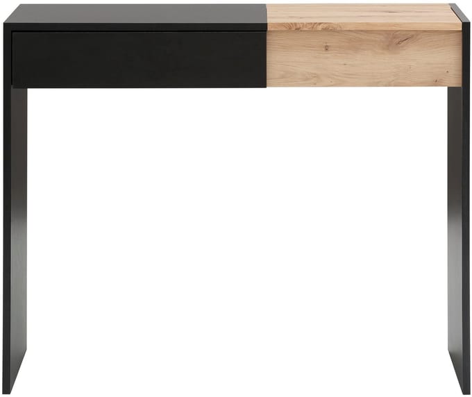 Opera-Kaptafel - 1-lade 1-klep - Zwart Eikenlook