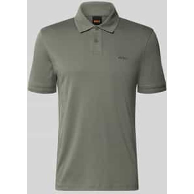 regular fit poloshirt van puur katoen model 'INTERLOCK'