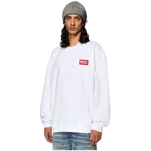 Heren Truien A11591 DIESEL Truien Wit XL
