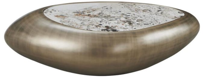 Tower Living Salontafel Castello keramiek 116 cm - Goud