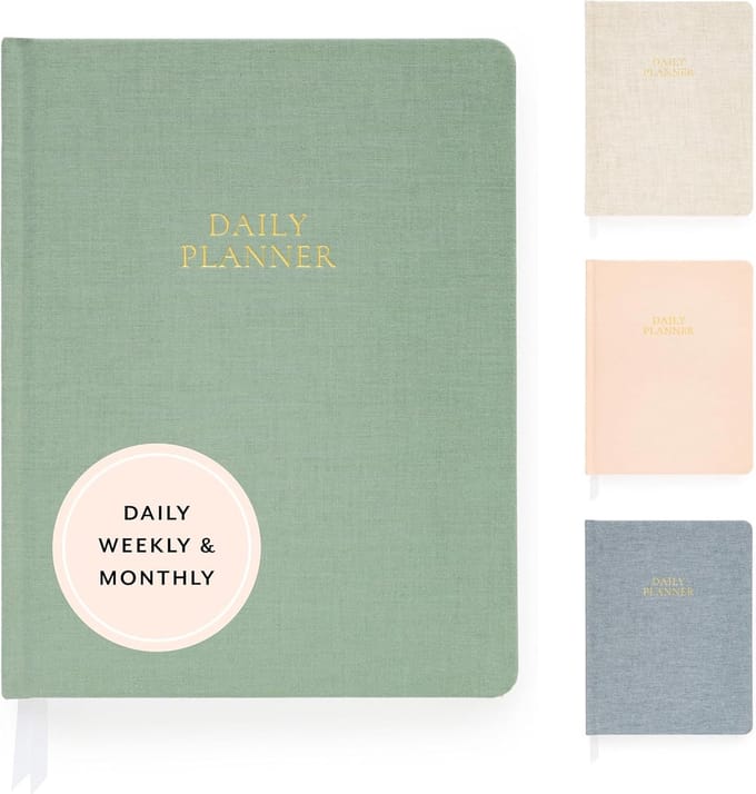 Ongeplande Dagplanner met Stevige Kaft voor Weekplanning en Notities