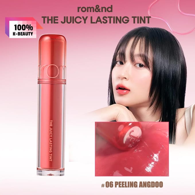 rom&nd The Juicy Lasting Tint (Renouvellement) (35 options) #06 Peeling Cherry
