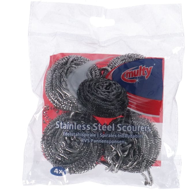 Multy RVS sponsen 4 stuks