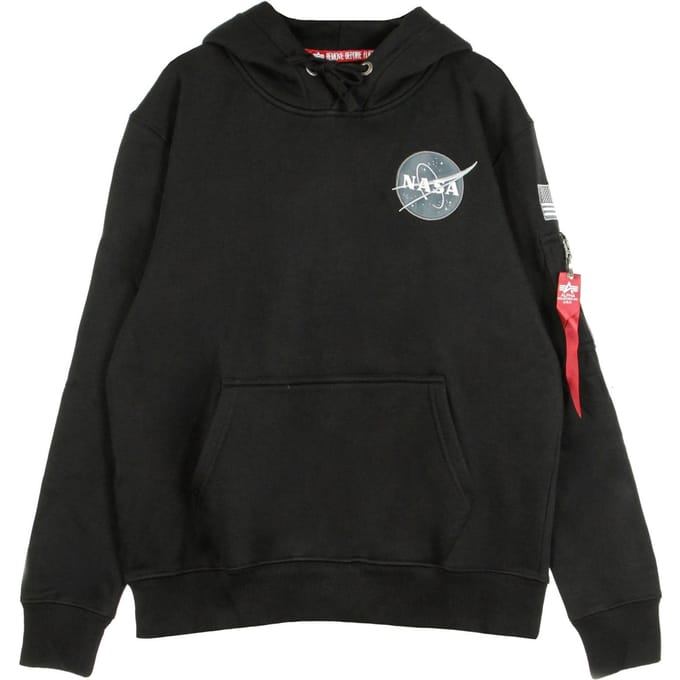 Space Shuttle Hoody Herensweatshirt Zwart