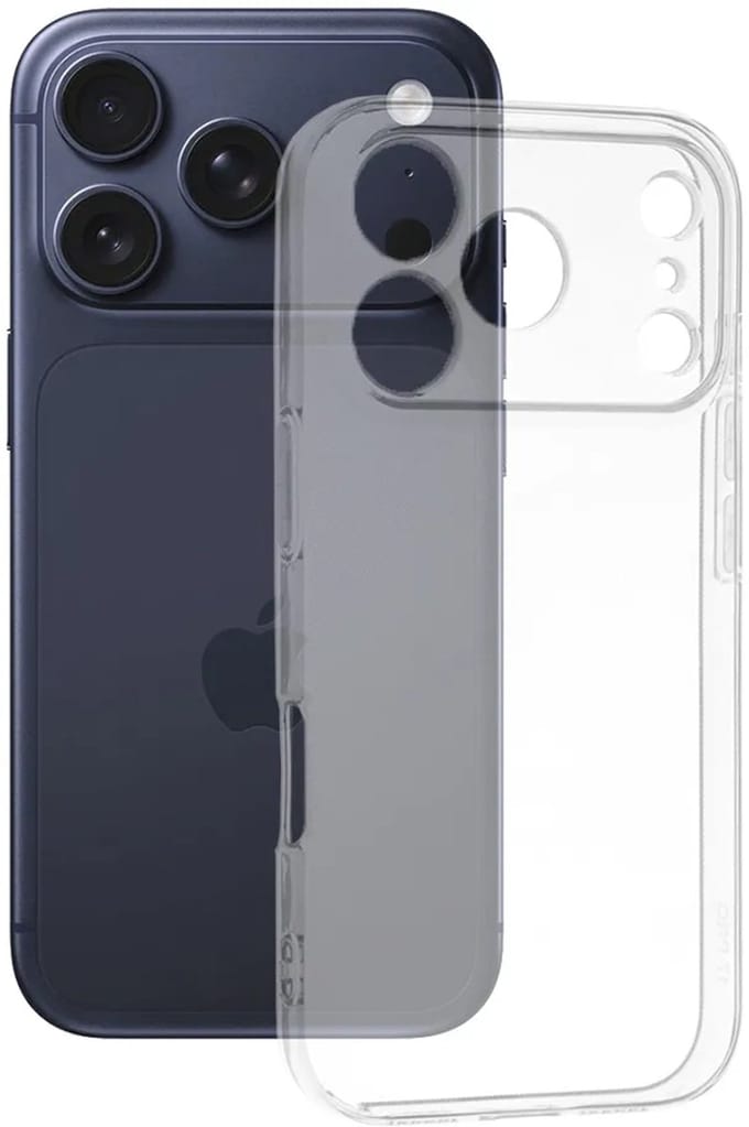 Hoesje geschikt voor Apple iPhone 17 Pro - Techsuit Clear Silicone Back Cover - Transparant