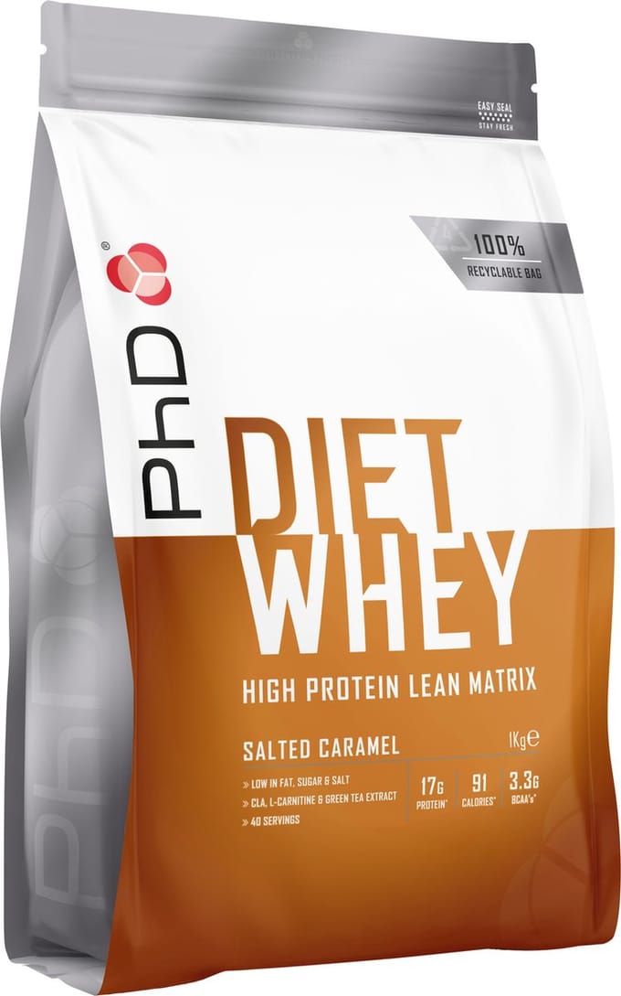 PhD Diet Whey (1000g) Salted Caramel - Eiwitten - Eiwit Mix
