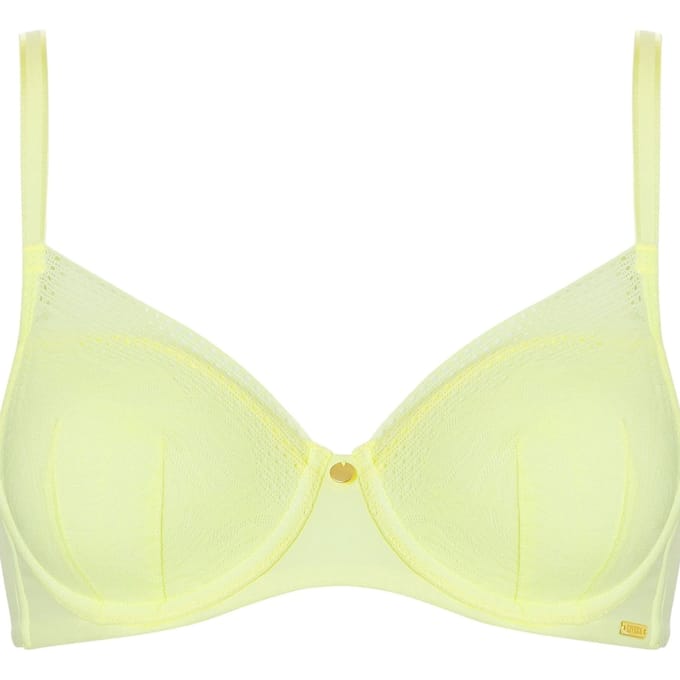 Livera Bra Tshirt Covering Memory Soft Lace Tender Yellow Größe: F80 | BHs Outlet | Damen | Gelb