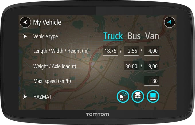 TomTom GO Professional 620 - Vrachtwagennavigatie - Europa