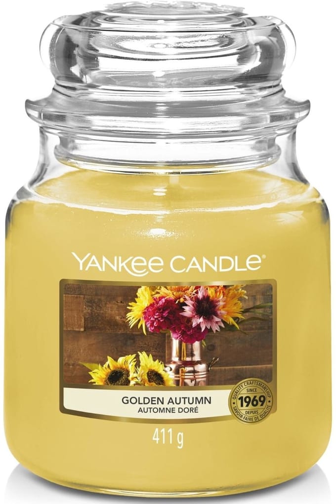 Yankee Candle Golden Autumn Medium Jar