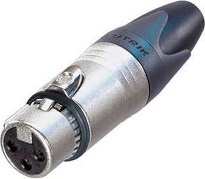 Neutrik Kabelconnector 3-polig Vrouwelijk Xlr Staal Koper