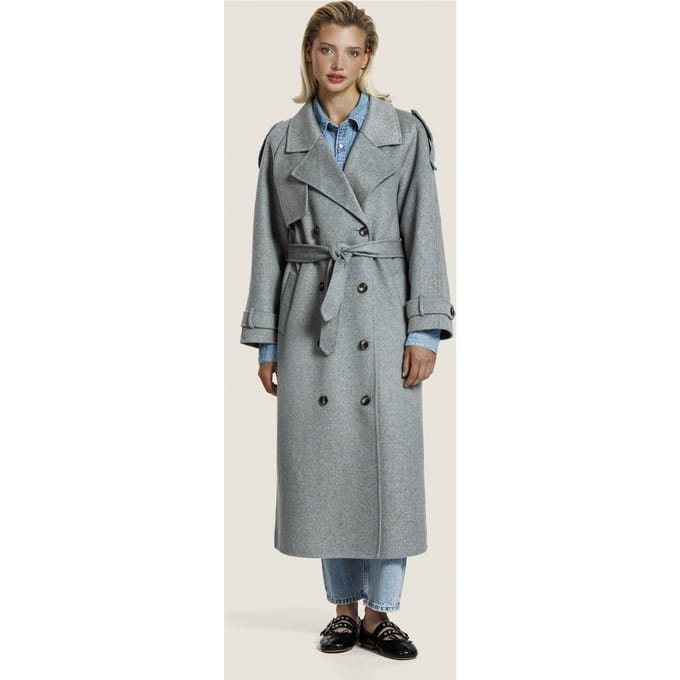 ALTER EGO Adelinewool Jacket L. Grey Melange Taglia: M | Trench Outlet | Donna | Grigio