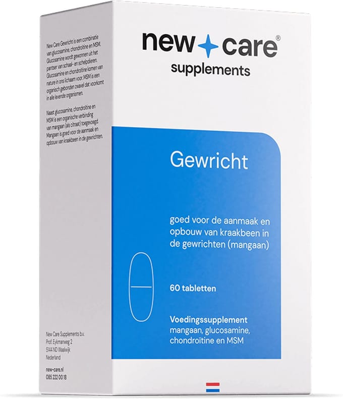 New Care Glucosamine Chondroïtine MSM - voor gewrichten - 60 tabletten
