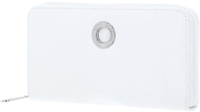 MANDARINA DUCK portemonnee Mellow Leather Zip Around Wallet Blanc wit