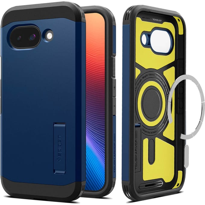 Spigen Tough Armor Backcover geschikt voor MagSafe voor de Google Pixel 9A - Navy Blue