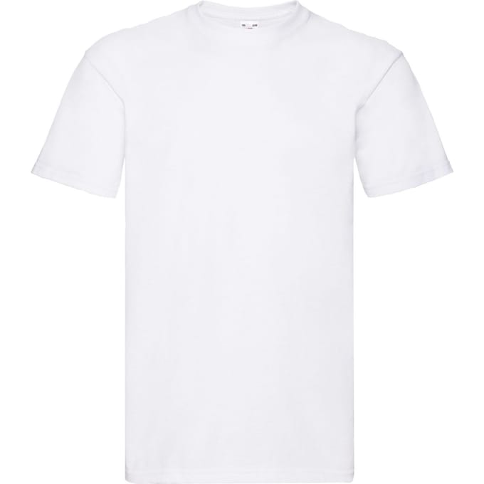 Fruit of the Loom Heren Super Premium T-Shirt (Wit)