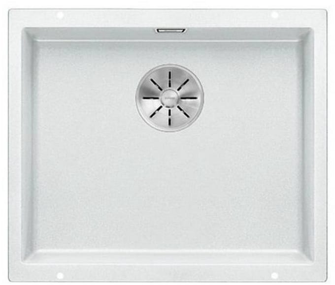 ingebouwde spoelbak 50cm silgranit - blanco - 523436