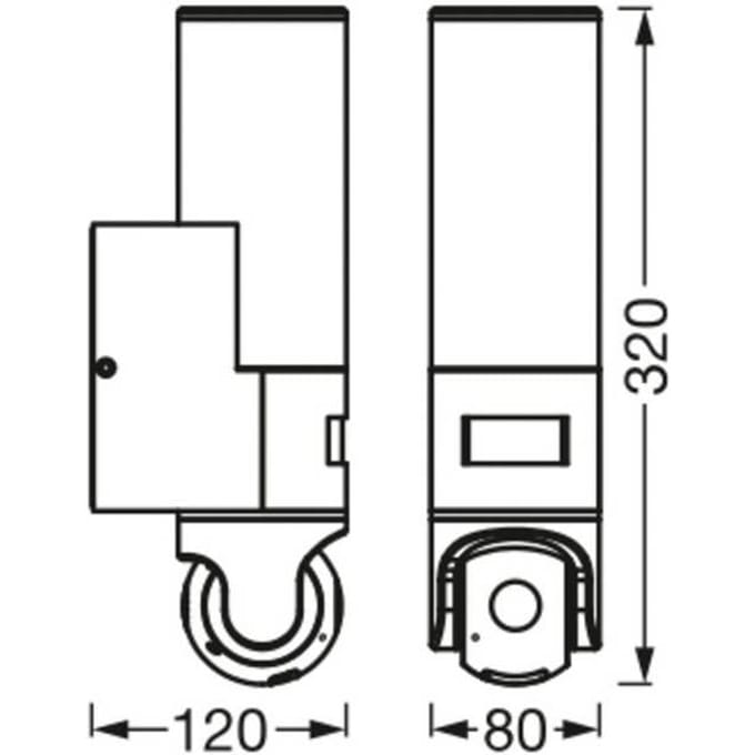 Osram SMART+ Wall with camera 900lm 16W/830 IP44 WiFi
