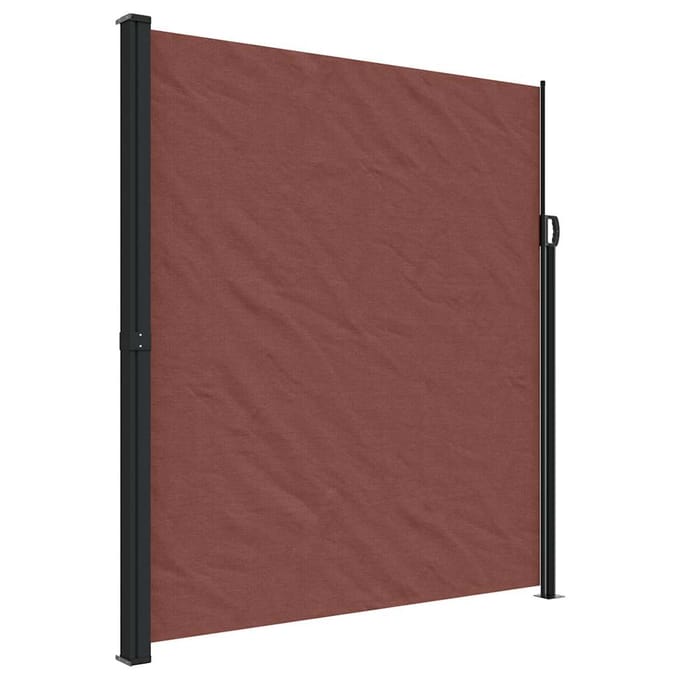 vidaXL - Windscherm - uittrekbaar - 220x600 - cm - bruin