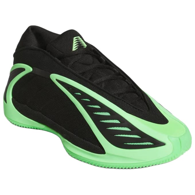 Adidas Anthony Edwards Sneakers Heren - Zwart - Maat 48 - Mesh/Synthetisch