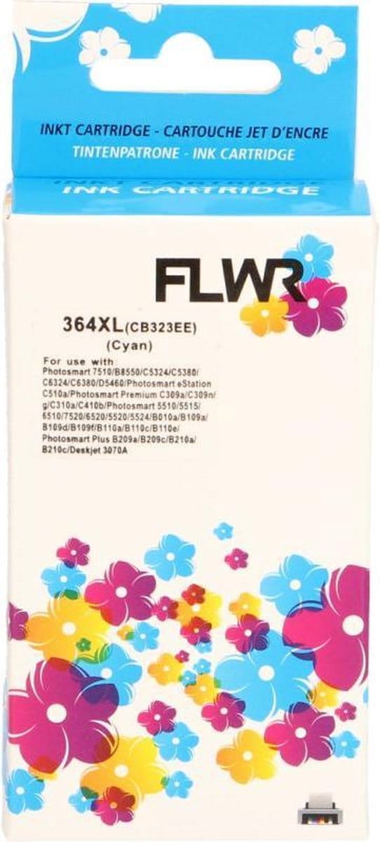 FLWR - Inktcartridge / 364XL / Cyaan - Geschikt voor HP