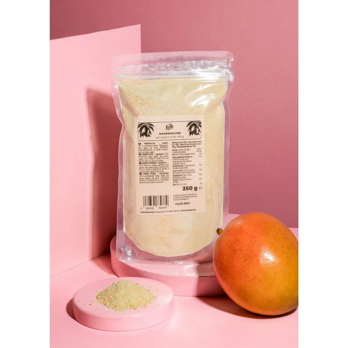 Poeder van gevriesdroogde mango's 250 g