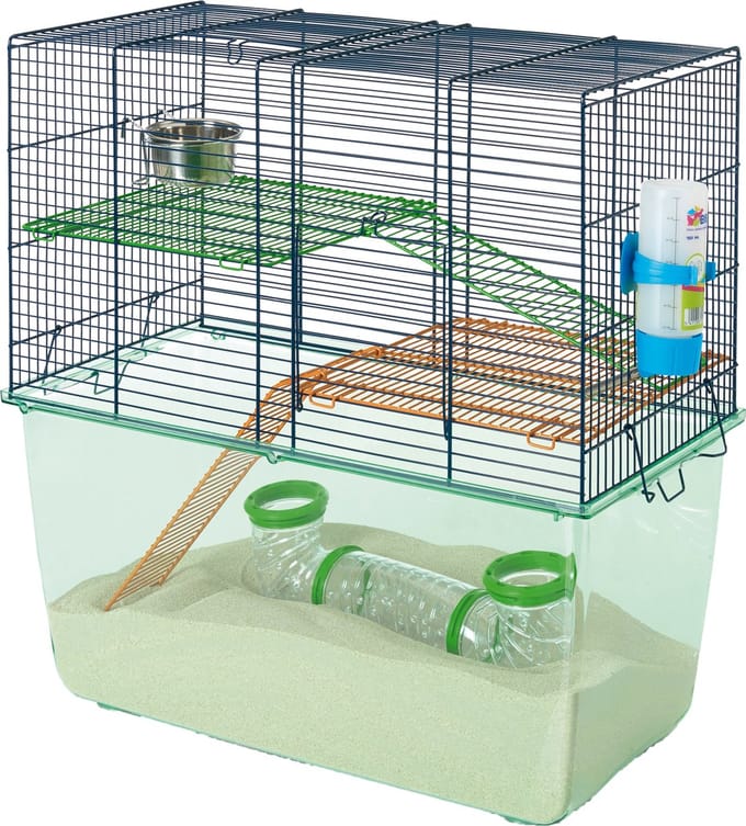 Savic gerbil-/hamsterset Habitat metro, compleet - 52 x 26 x 52,5cm