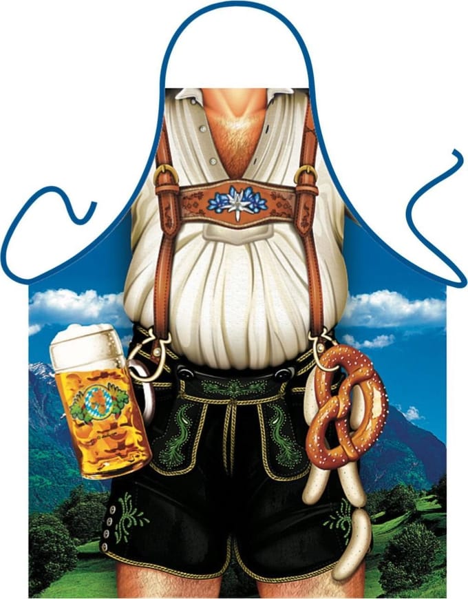 Benza Schort Keukenschort voor kinderen - Dirndl/Tiroler