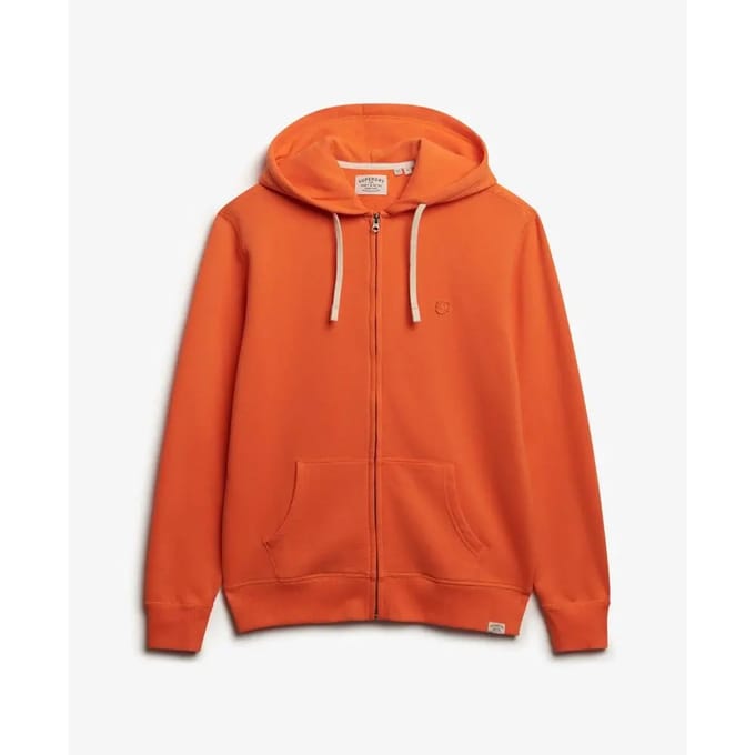 Monogram hoodie met rits Superdry