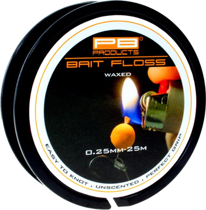 PB Products - Baitfloss 0,25 mm 25 meter (Waxed)