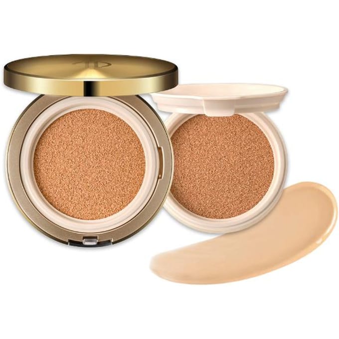 IOPE Super Vital Cushion 16g × 2 (Hoofd + Navulling) SPF45 (2 Opties) 23 Natural Beige brown