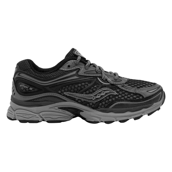 Saucony Progrid Omni 9 Kindersneakers - Zwart - Maat 36 - Mesh/Synthetisch
