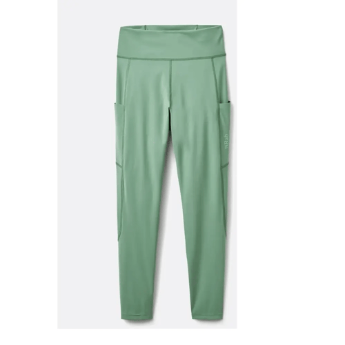 Rab Talus Tights Trailrunning Dames (Maat - 8, Kleur - Dark Fig Green)