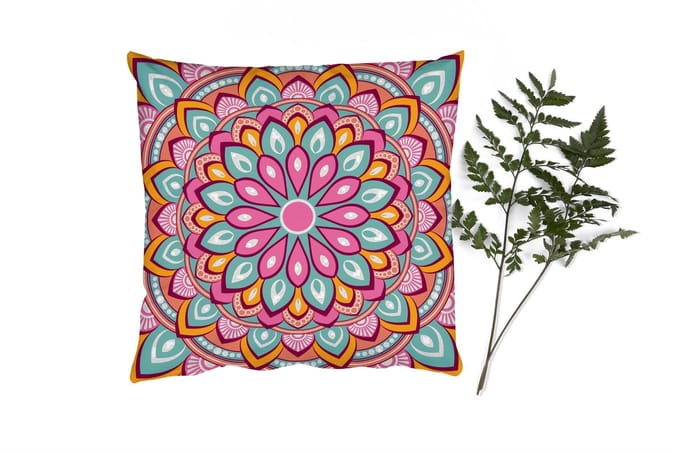 Sierkussens - Kussentjes Woonkamer - 40x40 cm - Abstract - Mandala - Design - Boho