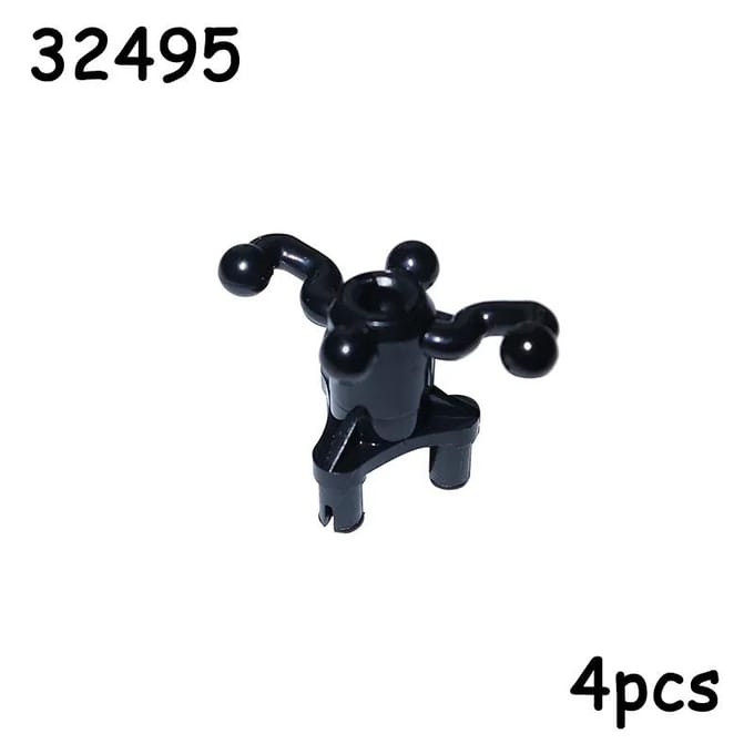 Blocs de Construction Briques Suspension Moyeu de Direction Boîtier d'Essieu Portail Combinaison d'Entraînement Pièces Techniques MOC 92906 32494 92909 35189 black