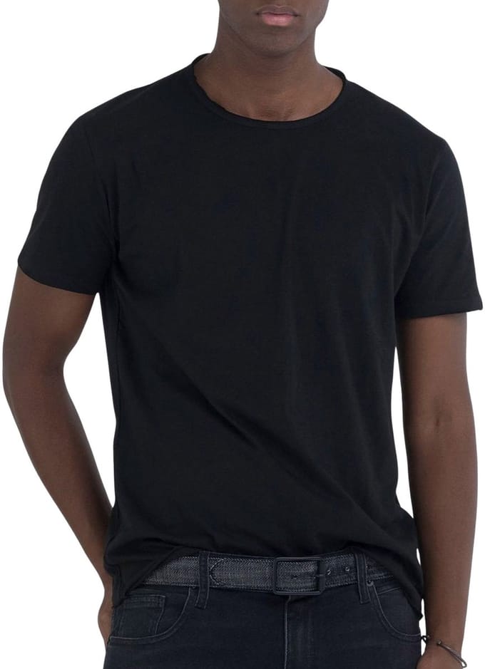 Replay Raw Cut Crew Shirt Heren - Maat M