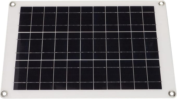 Zonnepaneel Kit - Solar Lader - Batterij Onderhoud - Hoge Conversie - 20W 12V - Zwart